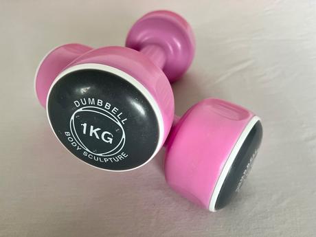 Jednoručné činky 2x1 kg, 