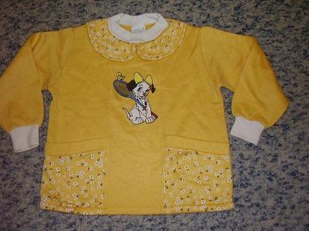 Žltučká mikinka s dalmatincom, 128