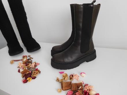 Bianco - čižmy na platforme - tm-zelené 38v,, 38