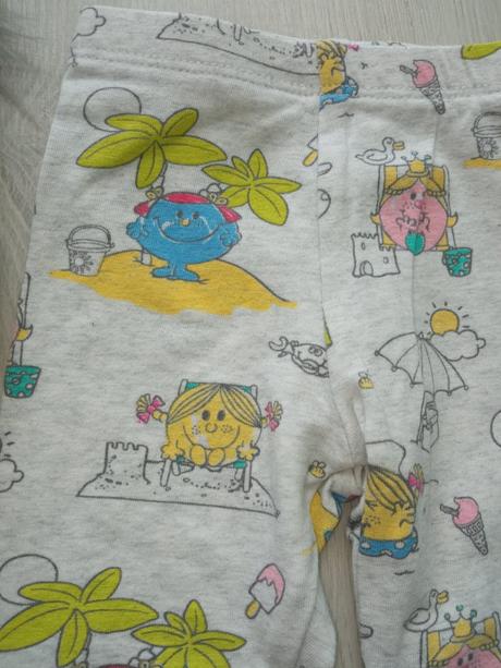 Dievčenské vzorované legíny 2-pack (3-6 mes.), sanrio,68