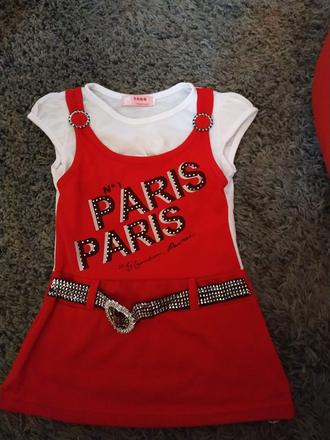 Tunika s kraťasami 110/116 - komplet, 110