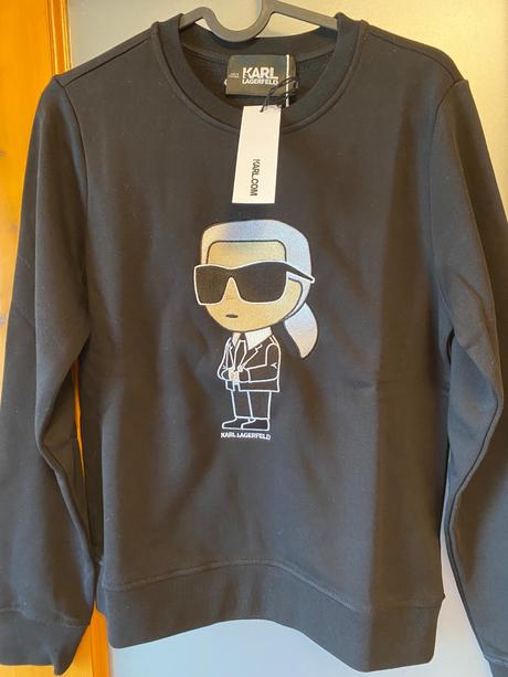 Mikina karl lagerfeld ikonik 2.0 s visačkou, s