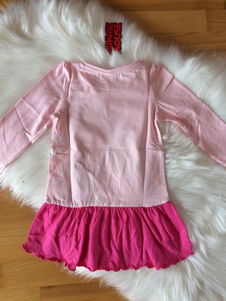Dievčenské šaty s dlhým rukávom minnie mouse., disney,98 - 128