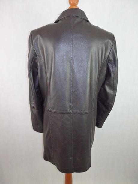 Kvalitný dámsky kožený kabát, tcm,40