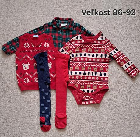 Balík/ vianočné oblečenie pre chlapca, 86
