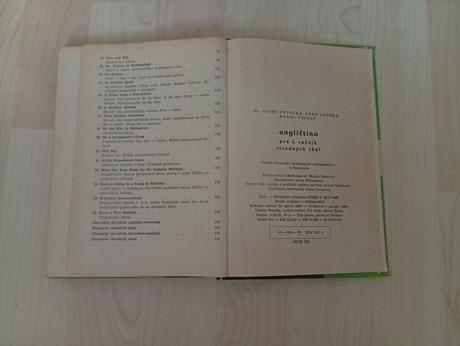 Retro učebnica angličtiny,