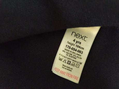 Tmavomodré šaty next, next,104