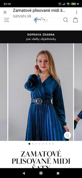 Šaty vhodné na krstiny syna.