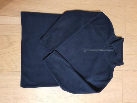 Flisová tmavomodrá mikina, c&a,134