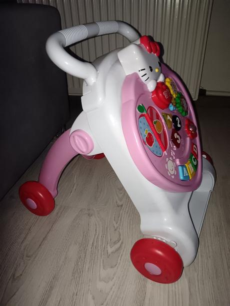 Detské chodítko s motívom hallo kitty, 