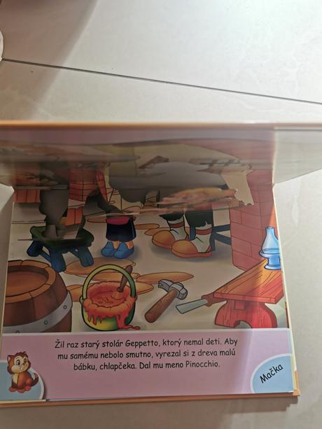 Knihy 3d pinocchio a kto sa skrýva v horách, 