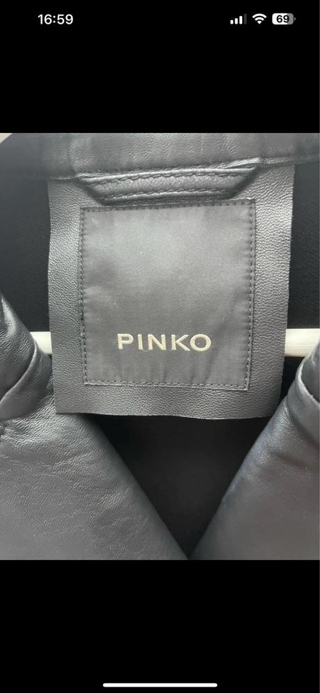 Kožená bunda pinko, pinko,s