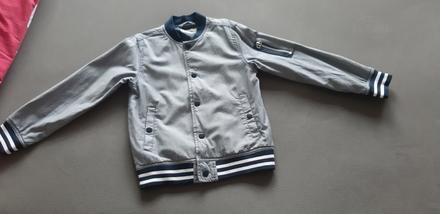 Tenka bunda len vyprata hm 122, h&m,122