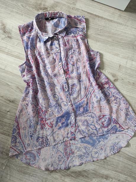 Bluzka bez rukávov, m, h&m,m