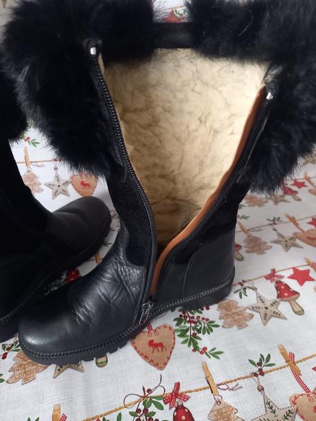 Dievčenské kožené čižmy, 30