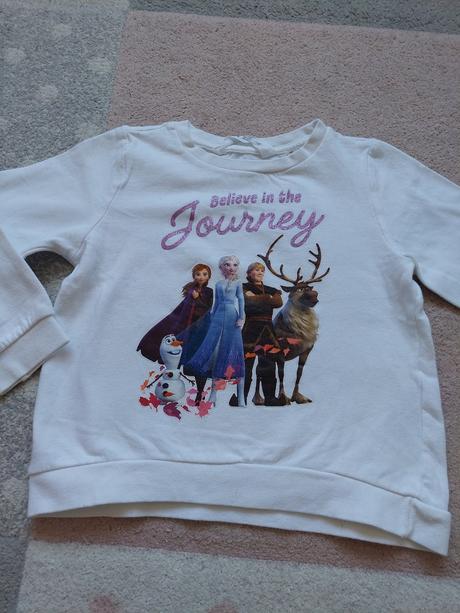 Mikina frozen veľ.110/116, h&m,110