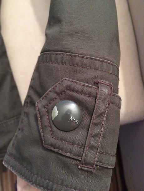 Prechodná podšitá bunda, mango,xl