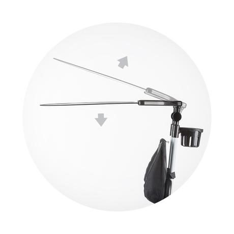 Trojkolka so strieškou čierna, 