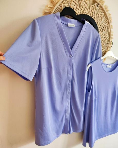 Fialový komplet, xxxl