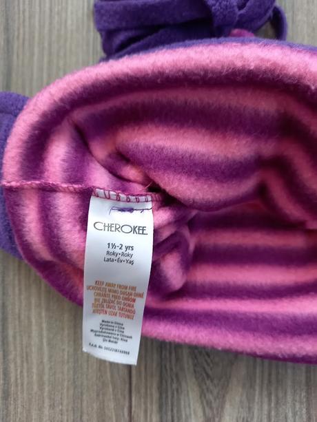 Flisová čiapka+šál na 1-2 roky, cherokee,98