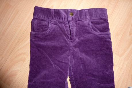 Girl2girl slim rifle, fiaľové, v. 3-4r./104-110, girl2girl,104