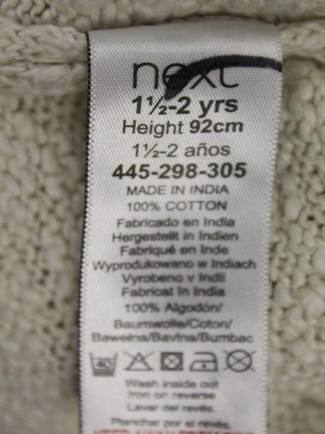 Bavlnený s hviezdou next 1,5-2 r. a, next,92