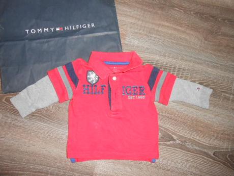 Tommy hilfiger detské tričko s dlhým rukavom, tommy hilfiger,68