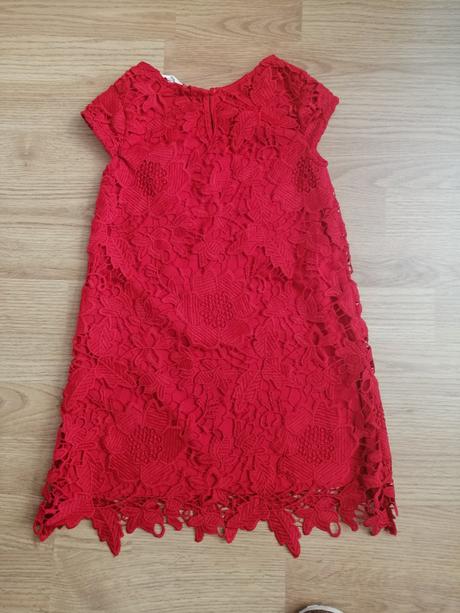 Čipkované šaty, h&m,104