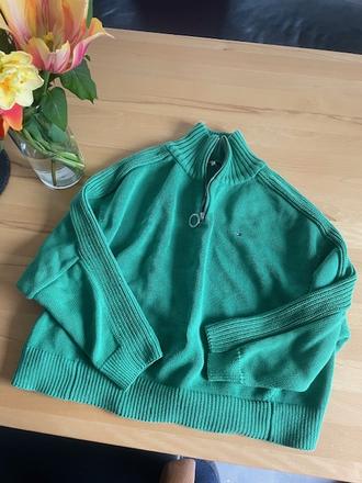 Dámsky oversize sveter tommy hilfiger veľkosť s, tommy hilfiger,s