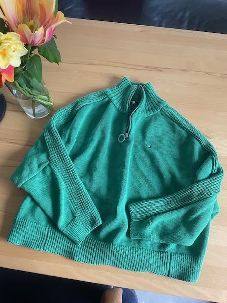 Dámsky oversize sveter tommy hilfiger veľkosť s, tommy hilfiger,s
