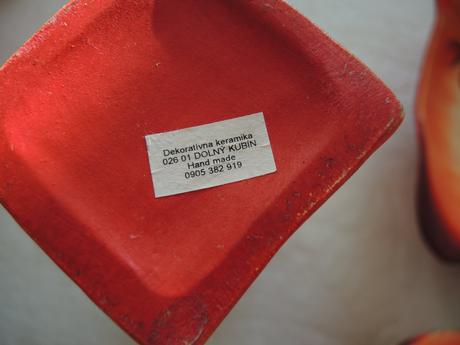 Keramický set s motýľom, 