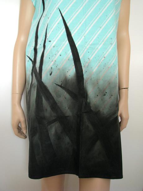 Ručne maľované šaty,