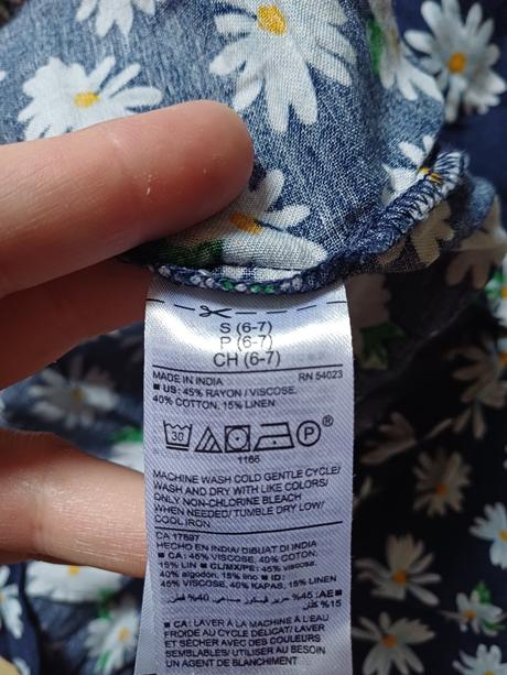 Šaty s margarétkami, old navy,122