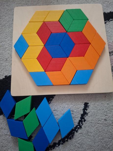 Drevene puzzle mozaika, 