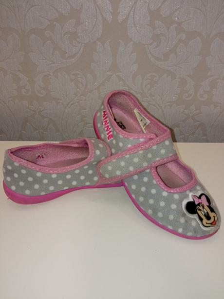 Bodkované papuče minnie,veľk.30, disney,30