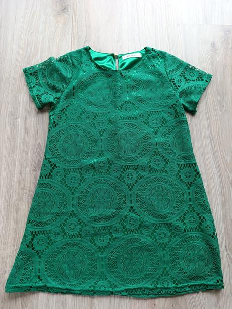 Dámsky zelený predĺžený top, m