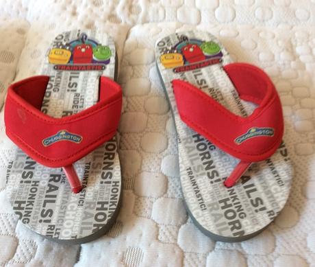 Šľapky - žabky chuggington - traintastic v. 26/27, 26