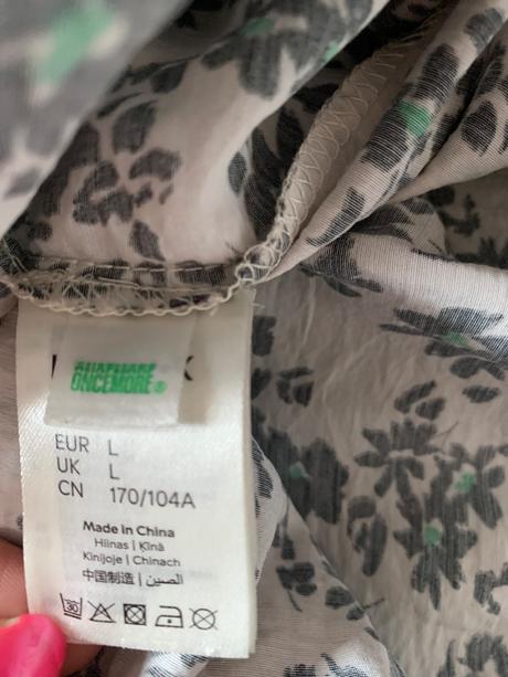 Kvetované maxi šaty s dlhým rukávom, lindex,l