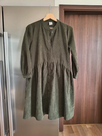 Studio voľné oversize menčestrové šaty s-m, only,m