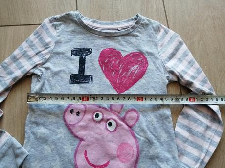 Tričko s prasiatkom peppa pig, next,98