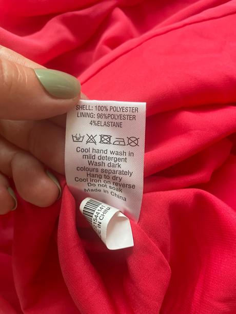 Ruzove elegantne saty s kamienkami, jane,40