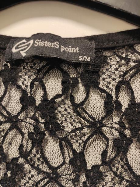 Priesvitne cipkovane tricko/saty, s