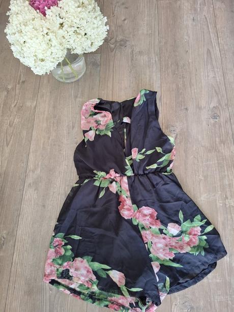 Letny overal floral, s