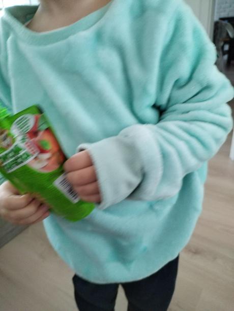 Mentolova teplucka mikina 110/116, 110