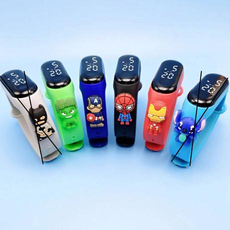 Spiderman, iron man, hulk, captain america hodinky, 