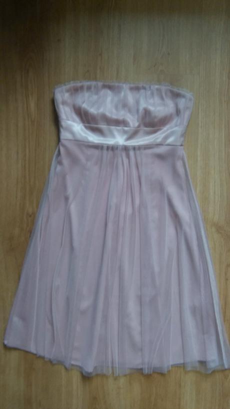 Krásne púdrové šaty 36/38, m