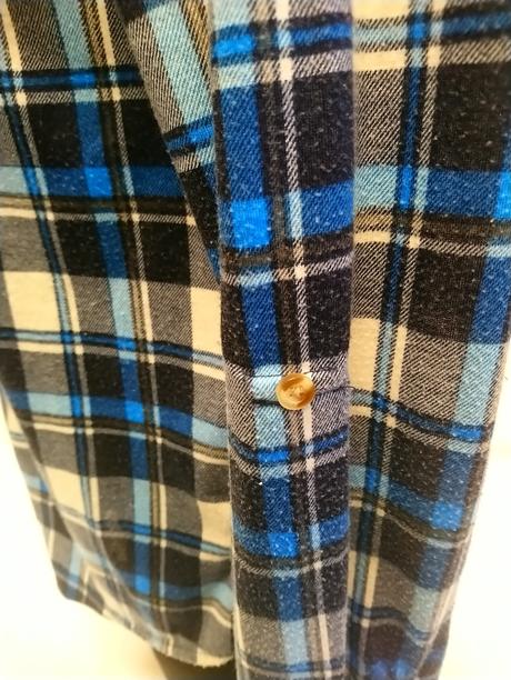 Dámska károvaná modro čierna košeľa, apricot, s