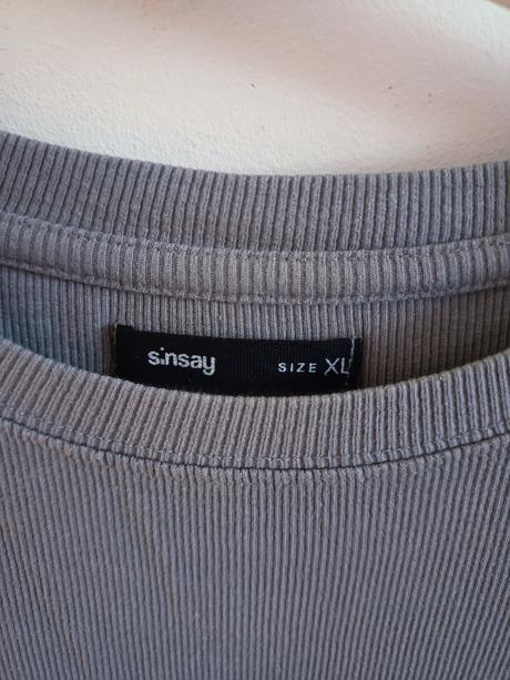 Rebrovaný top, sinsay,xl