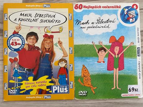 Dvd mach, šebestová na prázdninách,a kouzelné ..,