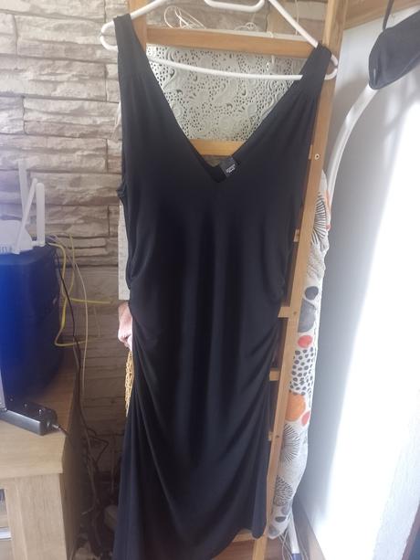 Malé čierne elegantné saty, esprit,xl